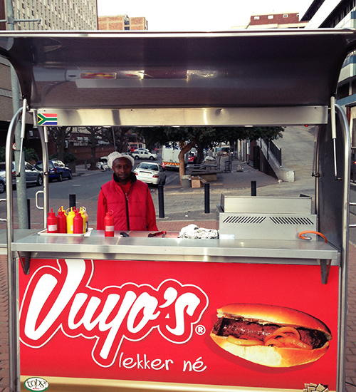 The original Vuyo's streetside cart